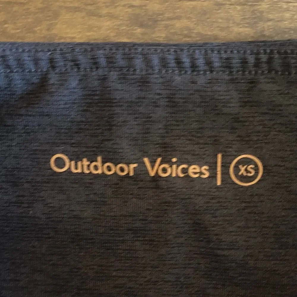 Outdoor Voices Charcoal Warm Up Leggings